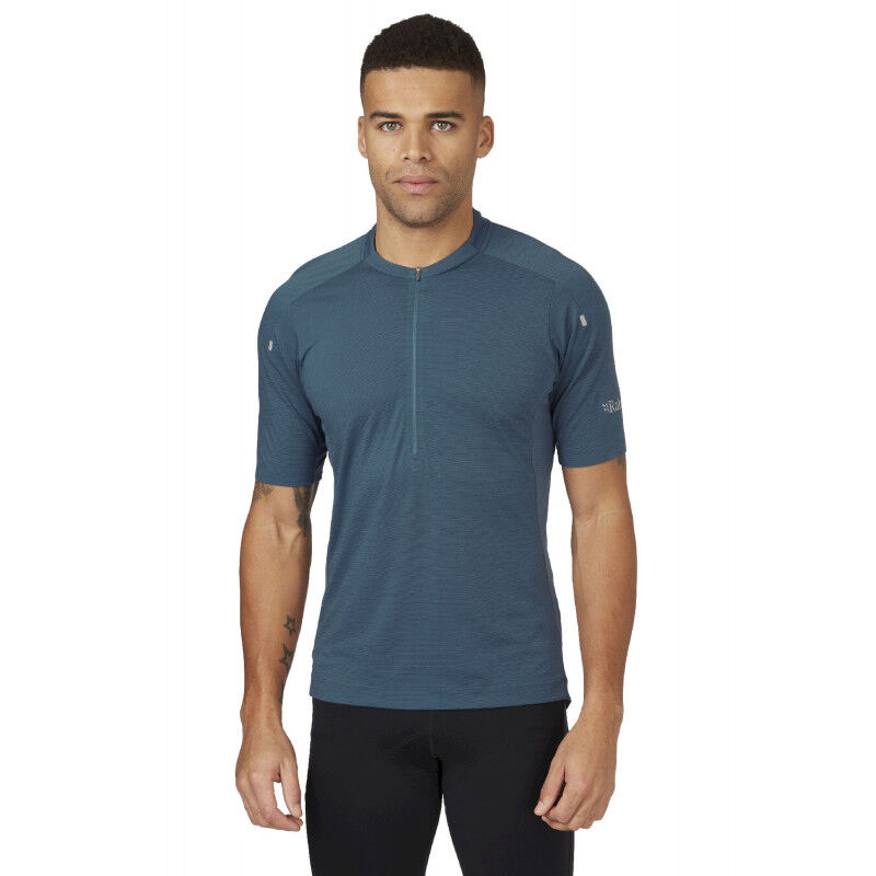 Cindercrino Zip Tee - Maillot vélo homme