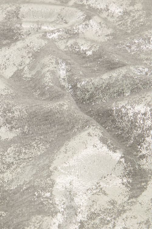 Zilverkleurige sweater metallic