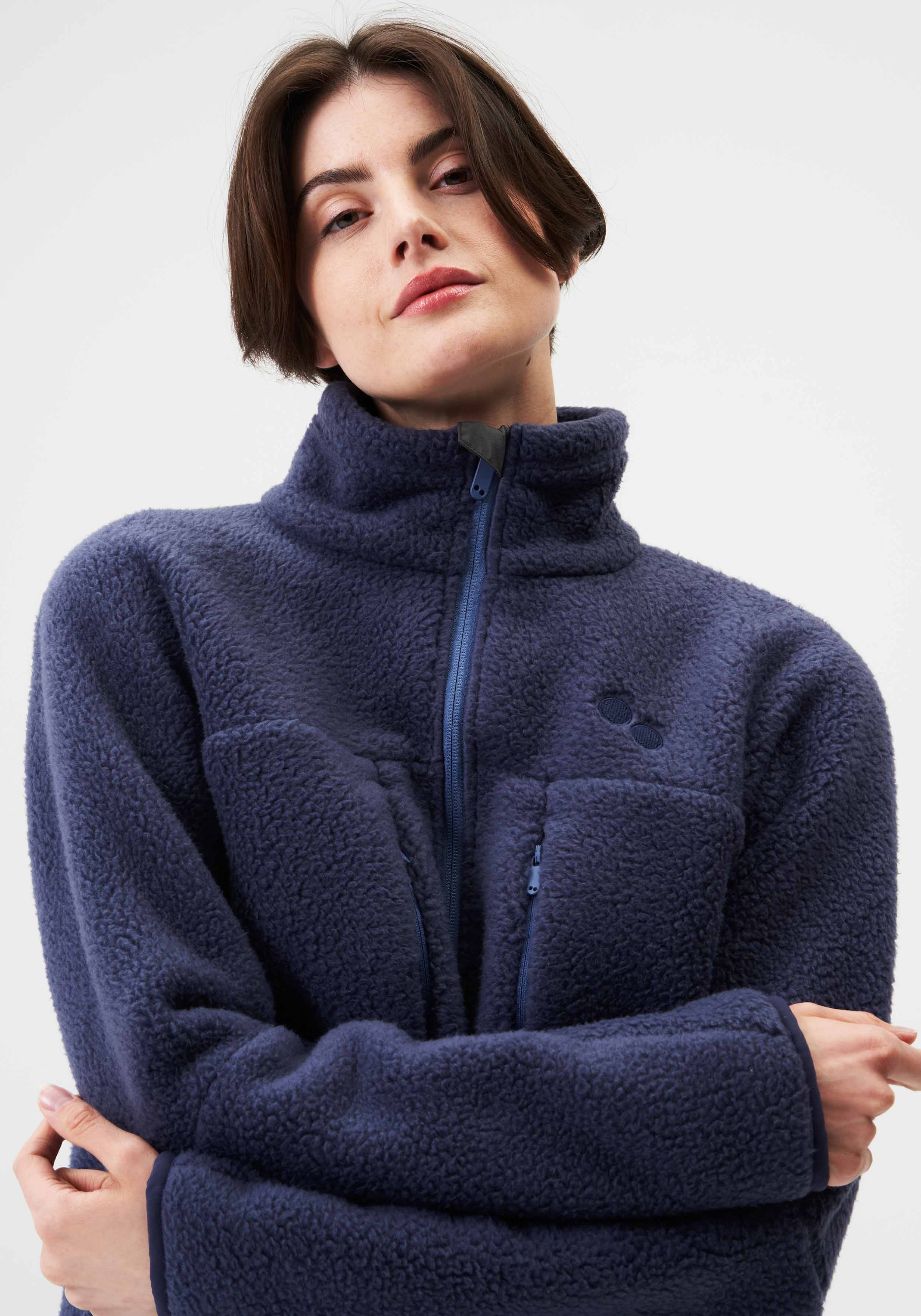Pinqponq Damen-Fleecejacke Future Dusk