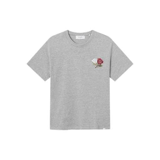 Les Deux Felipe T-shirt, Light Grey Melange, S