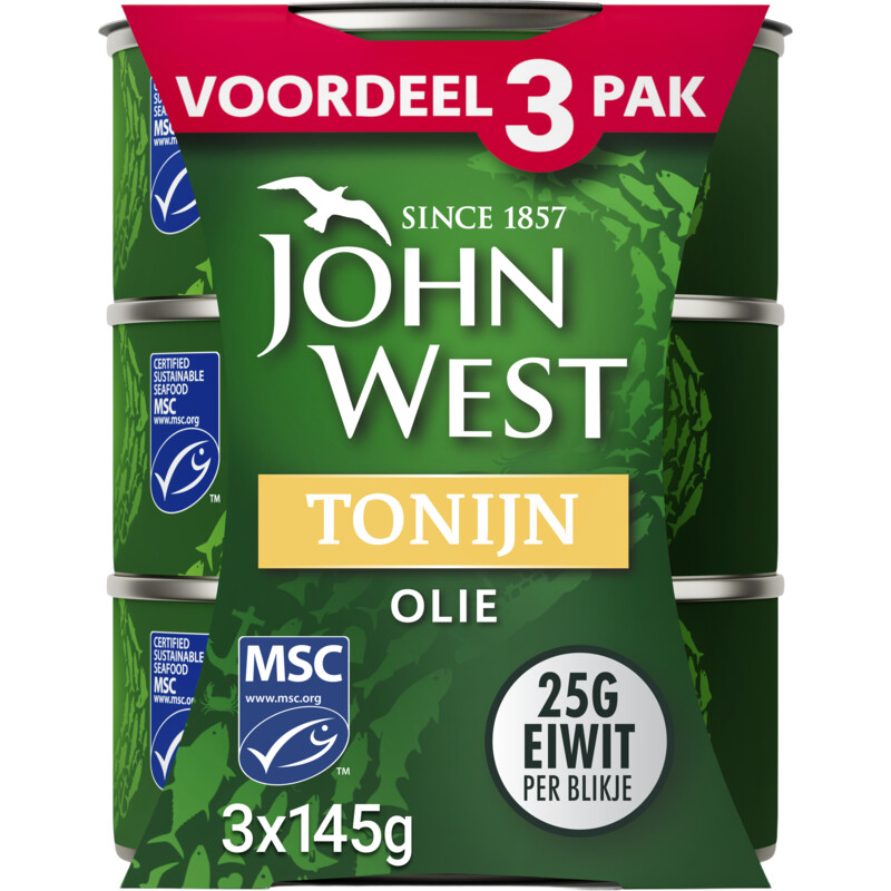 John West Tonijn in olie 3-pack
