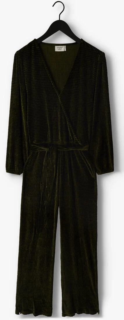 ANOTHER LABEL donkergroene another label jumpsuit pache jumpsuit l/s