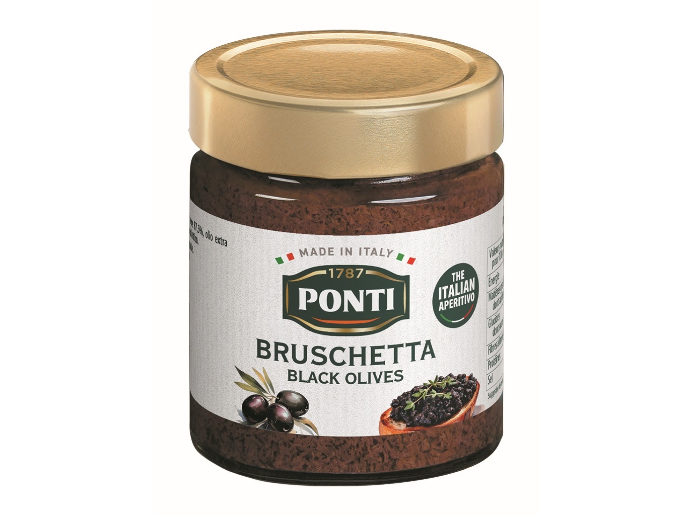 BRUSCHETTA PONTI AZEITONA PRETA 130G