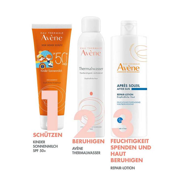 Avene Kinder-Sonnenmilch SPF 50 + , 2x250 ml