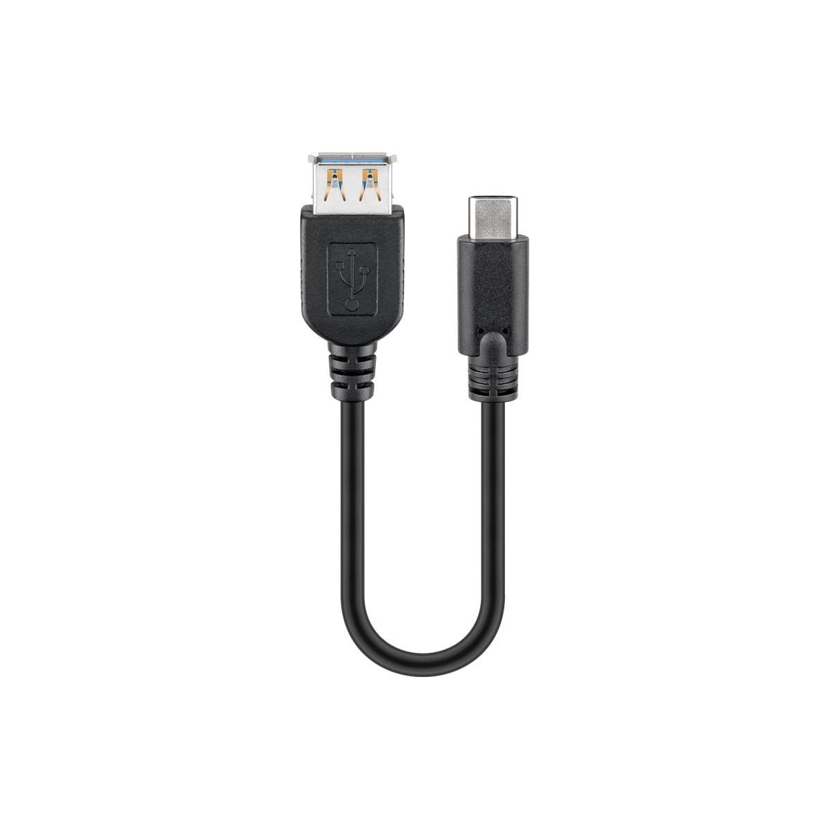 Goobay Synkroniser og lad Super Speed ​​​​USB-C™ til USB A 3.0 forlengelseskabel