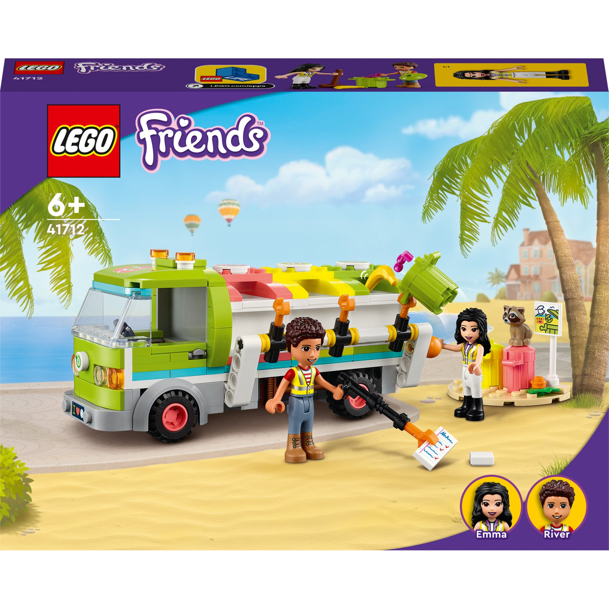 LEGO Konstruktionsspielzeug Friends Recycling-Auto