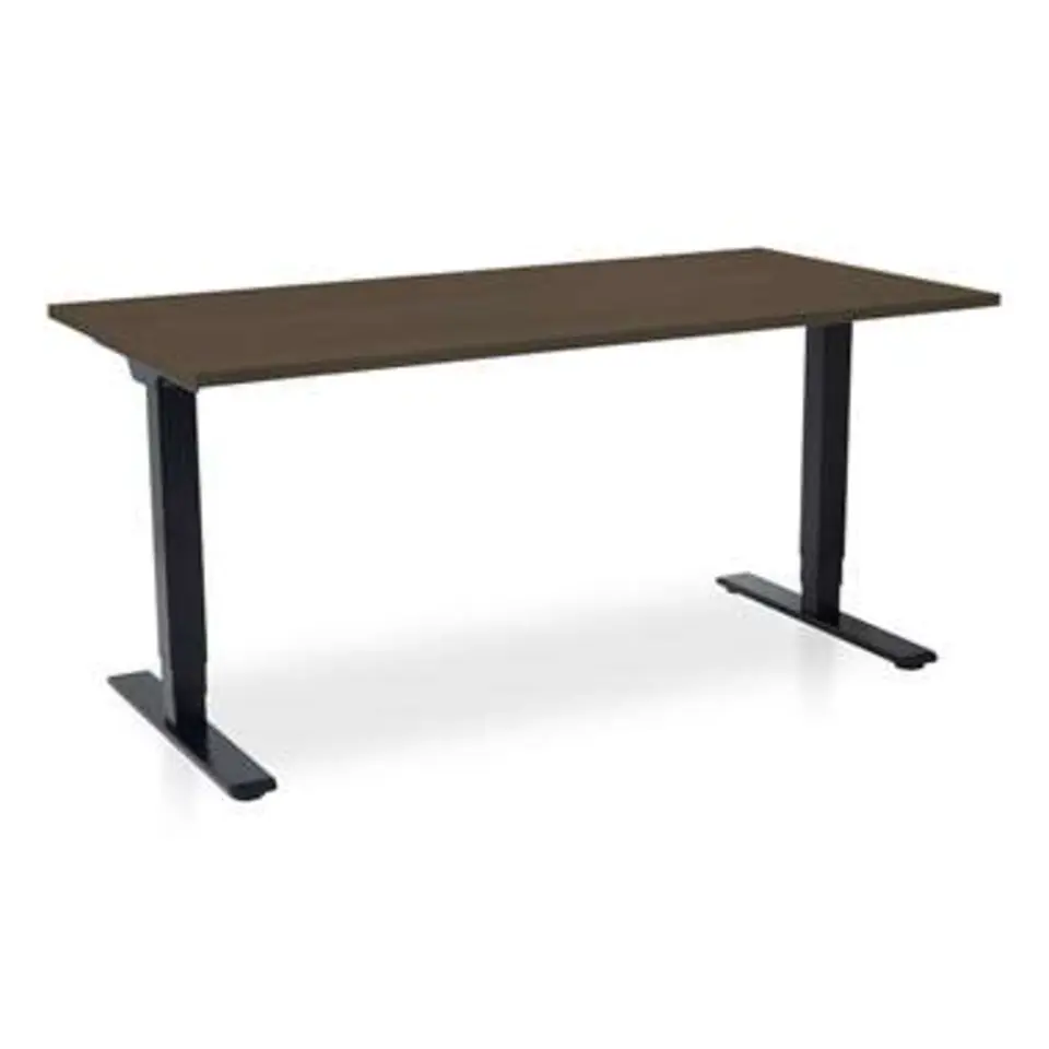 MRC COMFORT elektrisch zit sta bureau - 160x80 - bruin eiken
