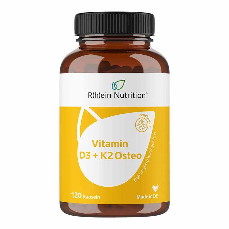 Vitamin D3 + K2 Osteo 2.000 I.E. Vit.D3 + 80 µg K2 Kps, 120 St