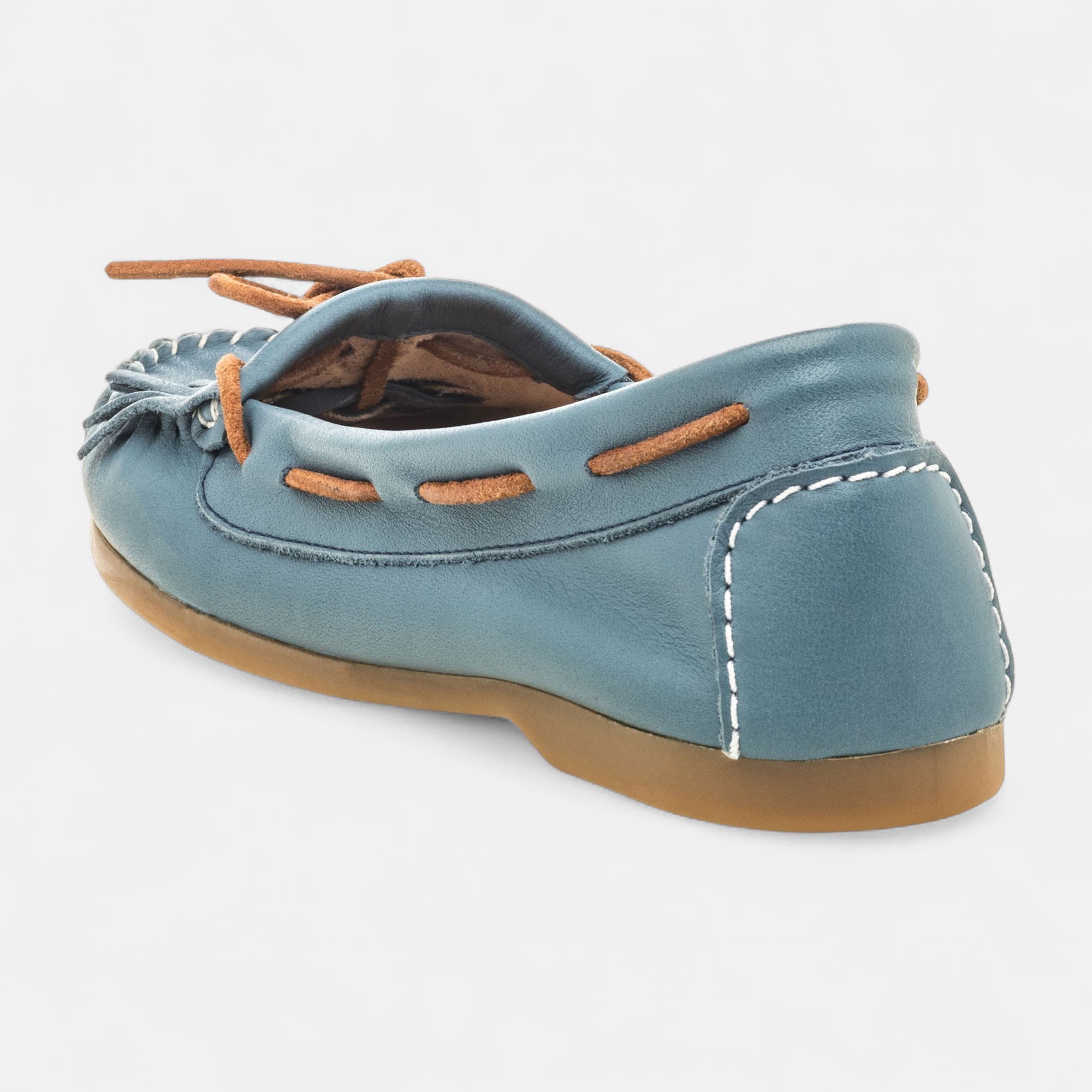 Mocassins Femme en cuir jeans