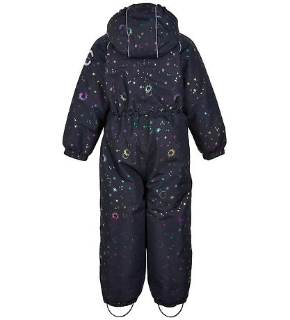 Mikk-Line Schneeanzug - Recycelt - Dark Navy m. Print