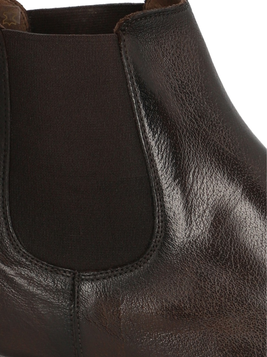 Glattleder Chelsea Boot