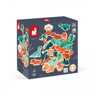 Janod Dino Tre Magneter 24 Brikker