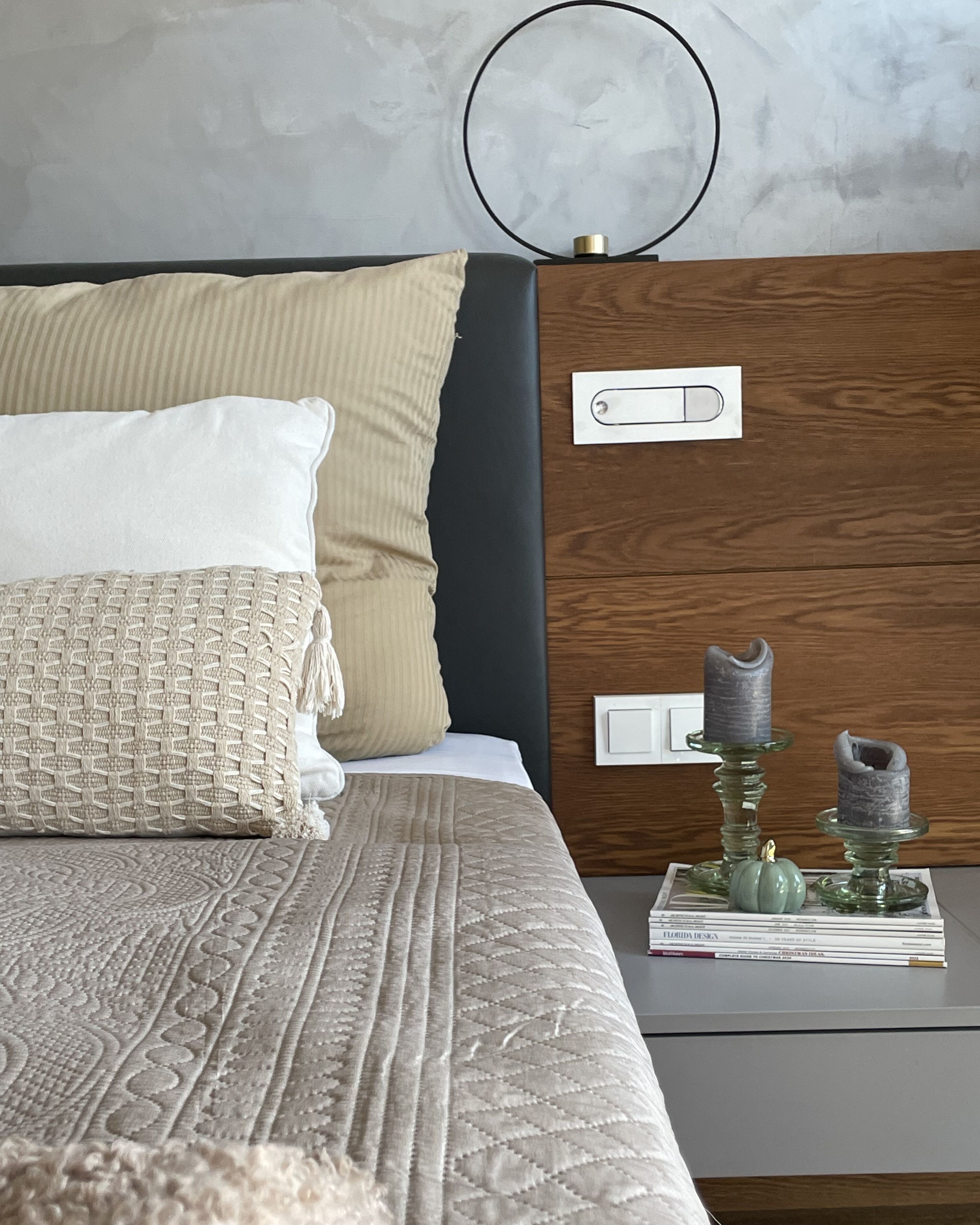 Dekbedovertrekset AVONDALE Katoen-satijn 220 x 240 cm Beige