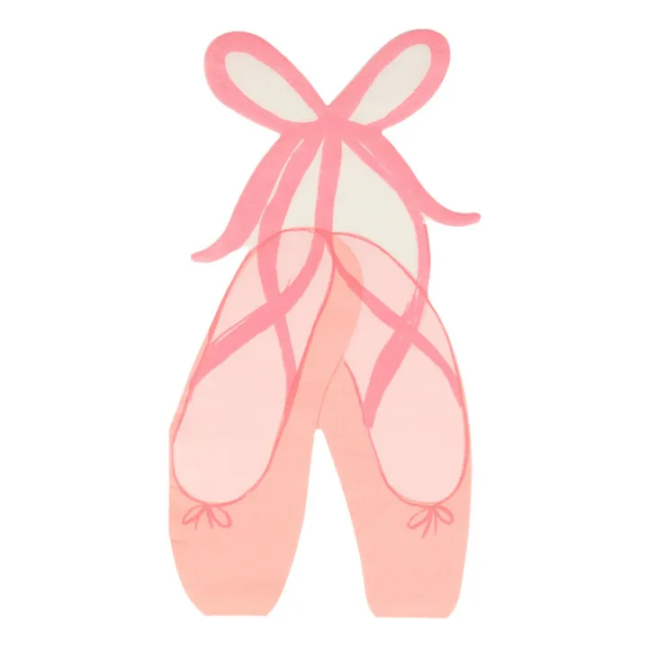 Meri Meri Serviettes en papier Ballerines - Set de 16