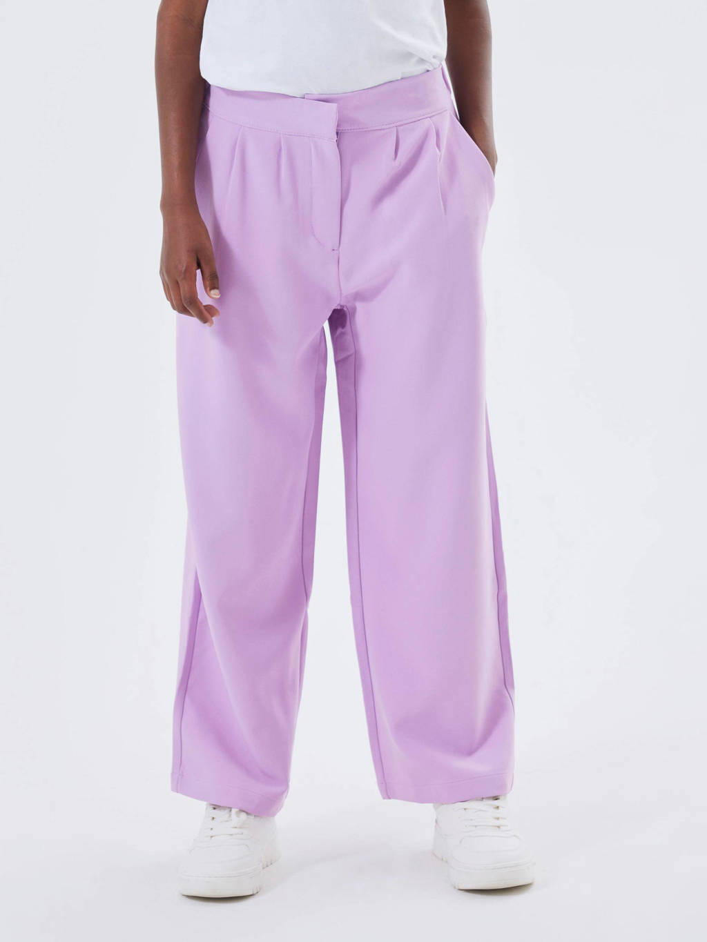 NAME IT wide leg broek NKFSUSIE lila