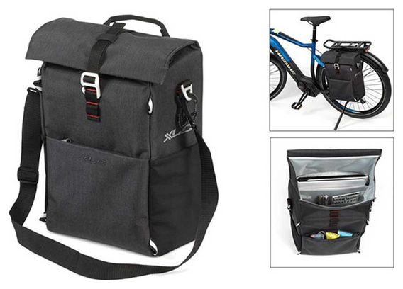 Sacoche de Porte-Bagage XLC BA-S91 Messenger Gris Anthracite 15 L