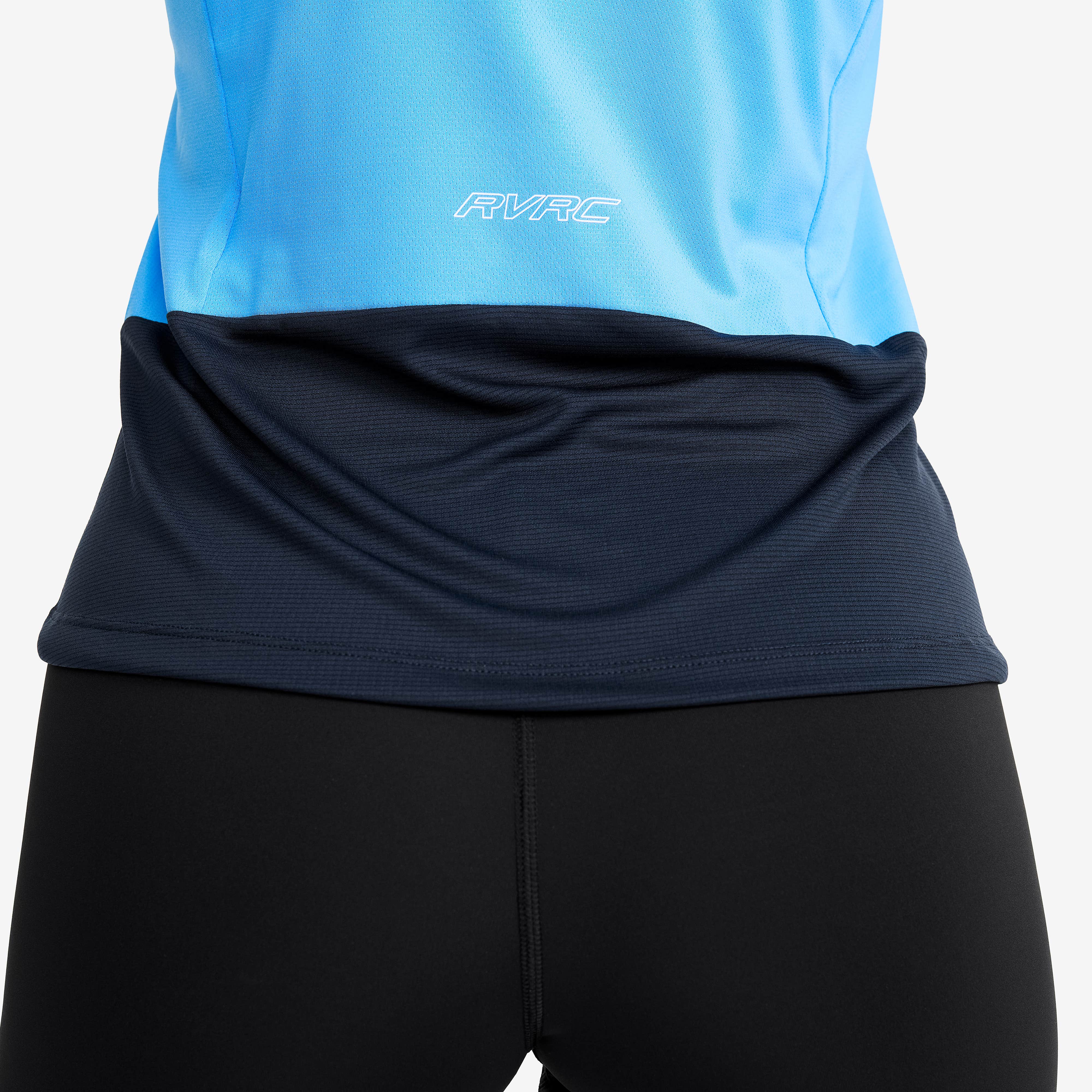 Force Light Half-zip Top Dame Navy/Azure Blue