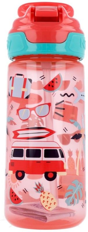 Nuby - Flip It - Drinkbeker - Blauw/Rood - 540ml - Lekvrij