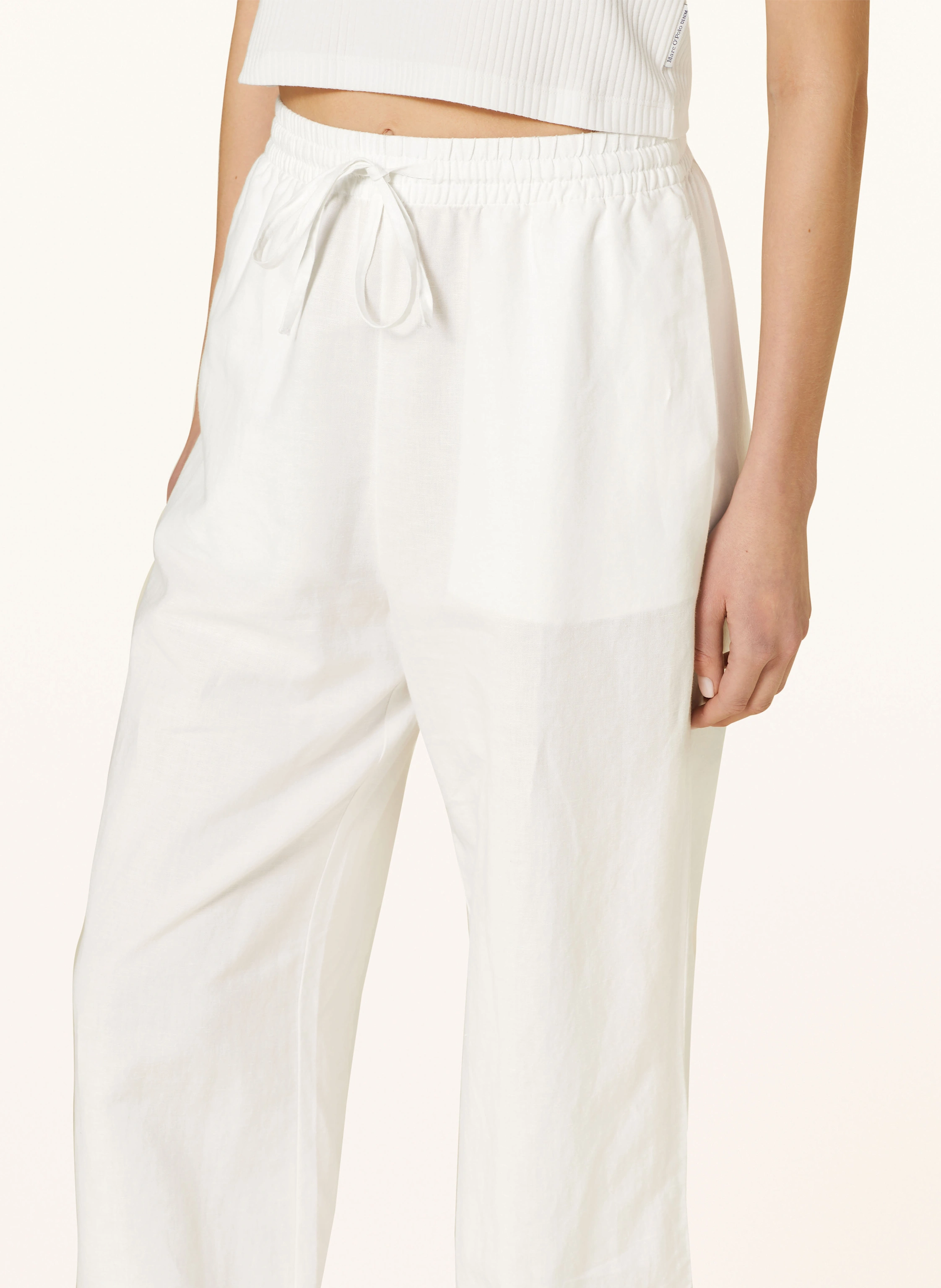 Marc O'Polo DENIM Marlenehose mit Leinen