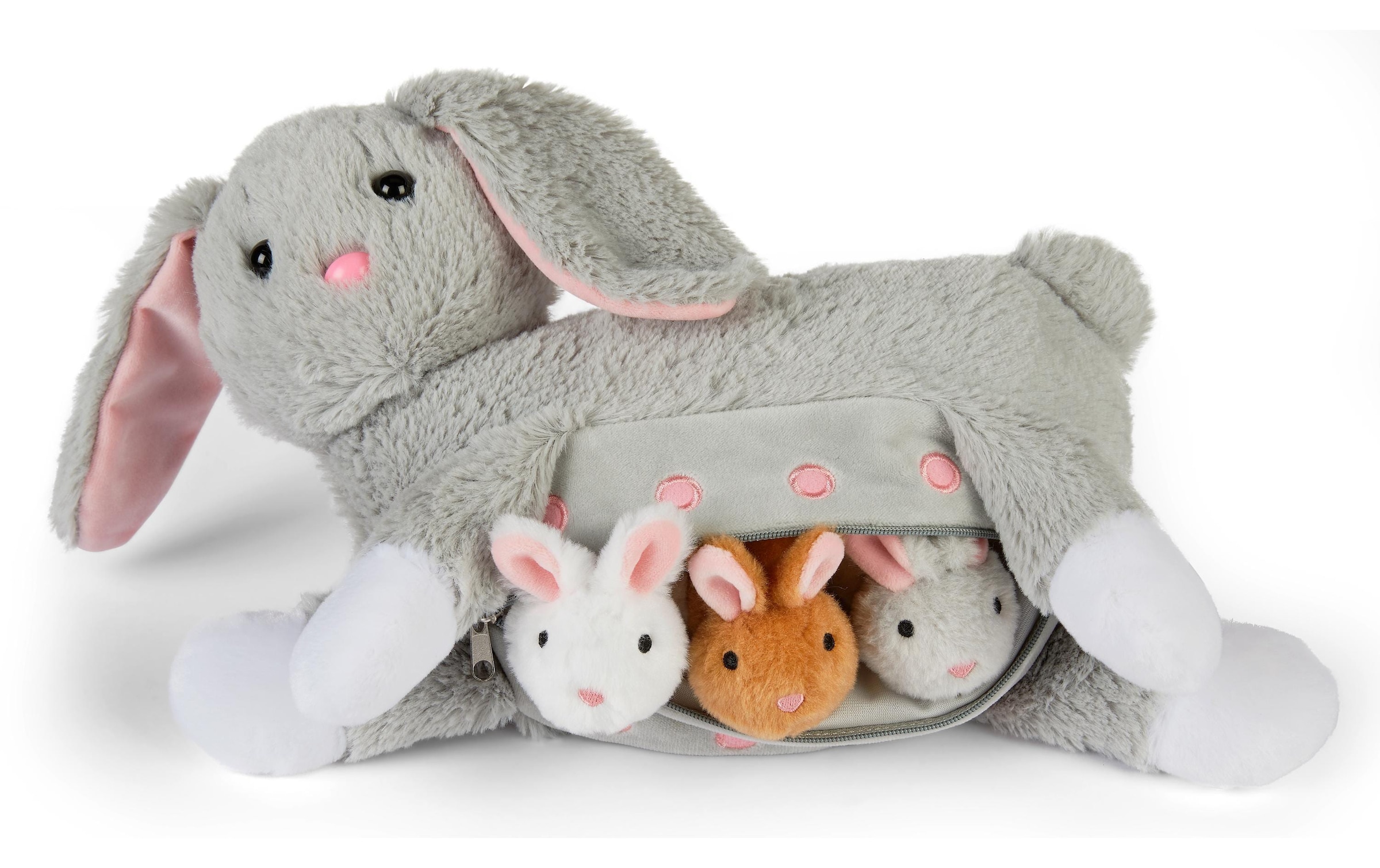 Kuscheltier »Mamanimals Mama Hase & Babys 25 cm«