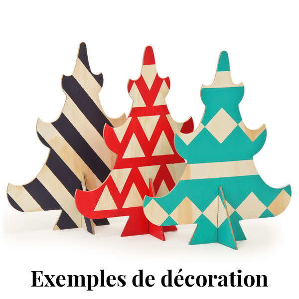 Sapin en bois à décorer (30cm)