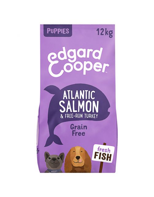 Edgard&Cooper Puppy Graanvrij Zalm&Kalkoen - Hondenvoer