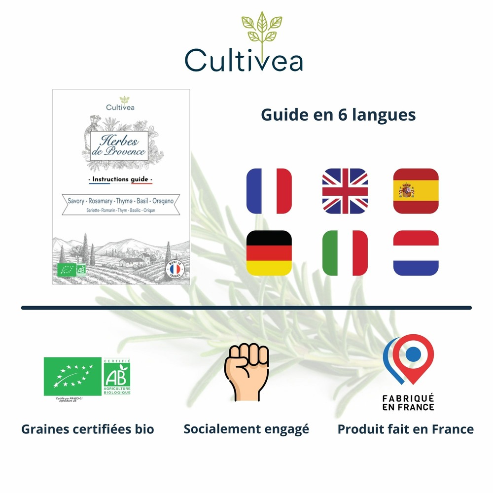 Coffret : je fais pousser mes herbes de provence bio