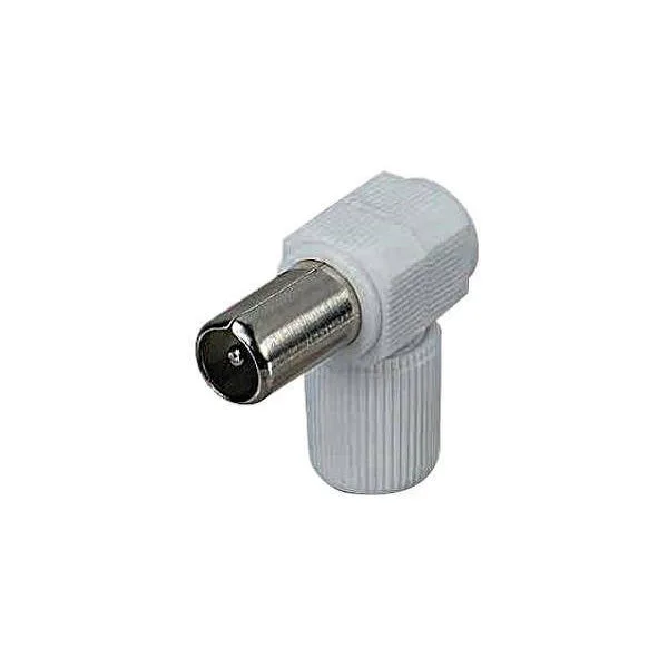 Adaptateur coaxial coudé 9,5 mm mâle à visser SVD Pro Adaptateurs vidéo