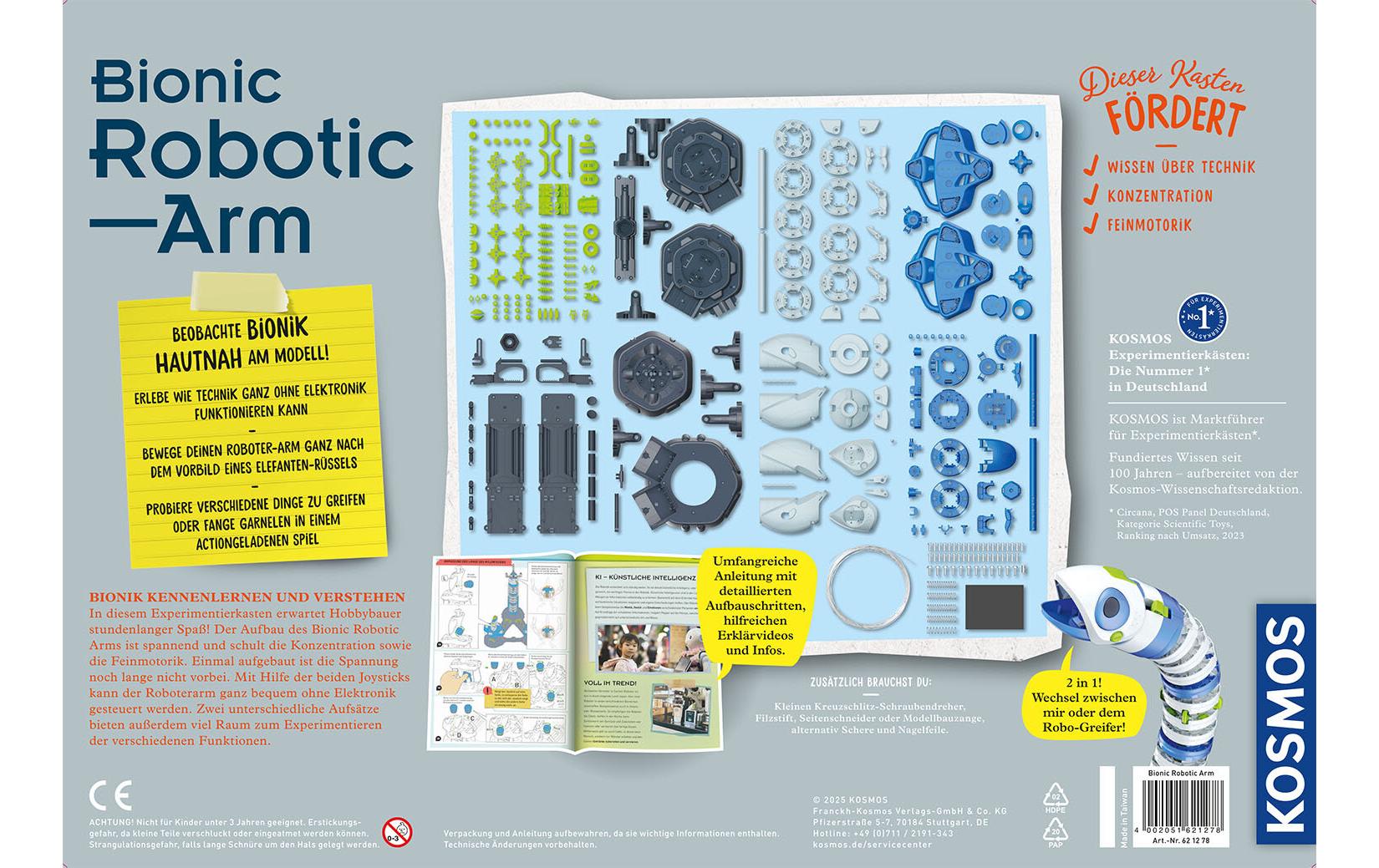 Experimentierkasten Bionic Robotic ArmMechanischer Flex-Greifarm