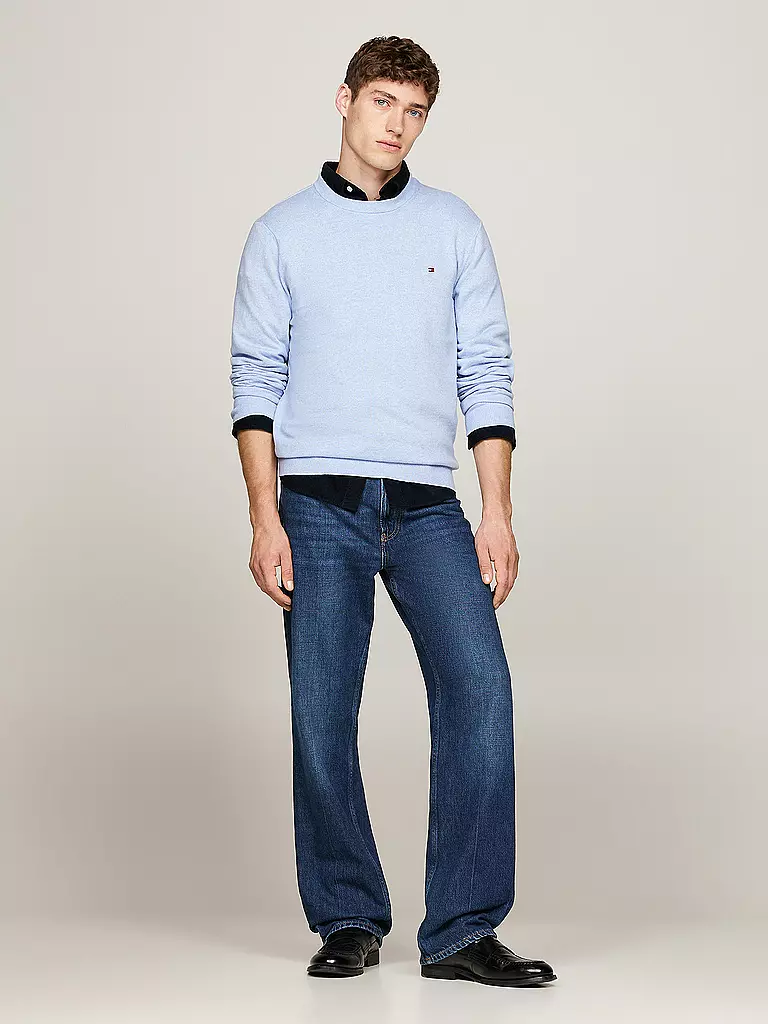 TOMMY HILFIGER Pullover hellblau