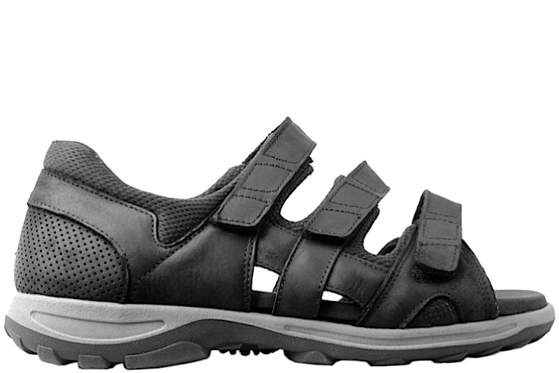 NEW FEET SORT SANDAL TIL HERRE