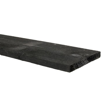 Tuinplank grenenhout antraciet ca. 1,6 x 14 cm, lengte ca. 240 cm