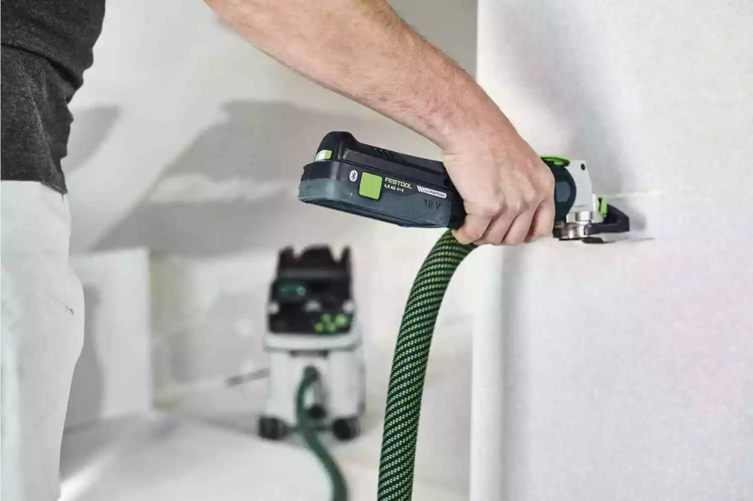 Festool VECTURO OSC 18 HPC4,0 EI-Set 18V Li-Ion accu oscillerende multitool set (1x 4,0Ah) in systainer - koolborstelloos