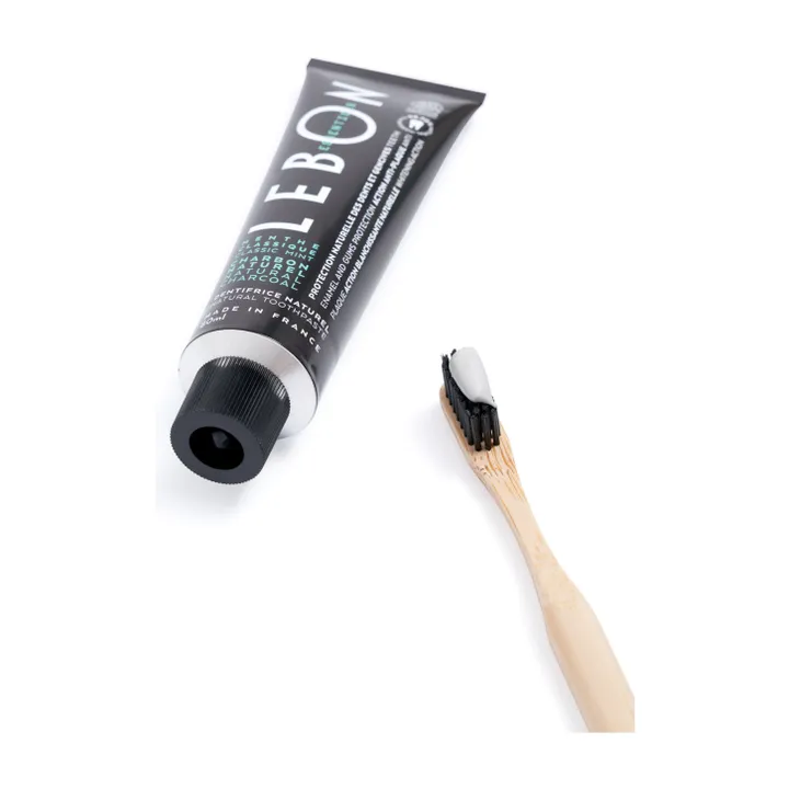 Lebon Dentifrice menthe classique et charbon Essentiels - 80 ml