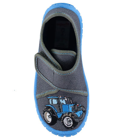 Superfit Hausschuhe - Bill - Blau/Grau