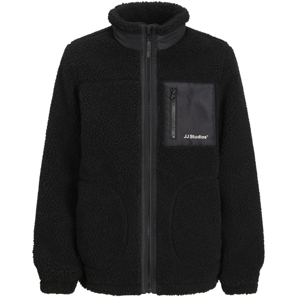 Køb Jack & Jones Junior Black Jjesoho Bamse Jakke Sn Jnr
