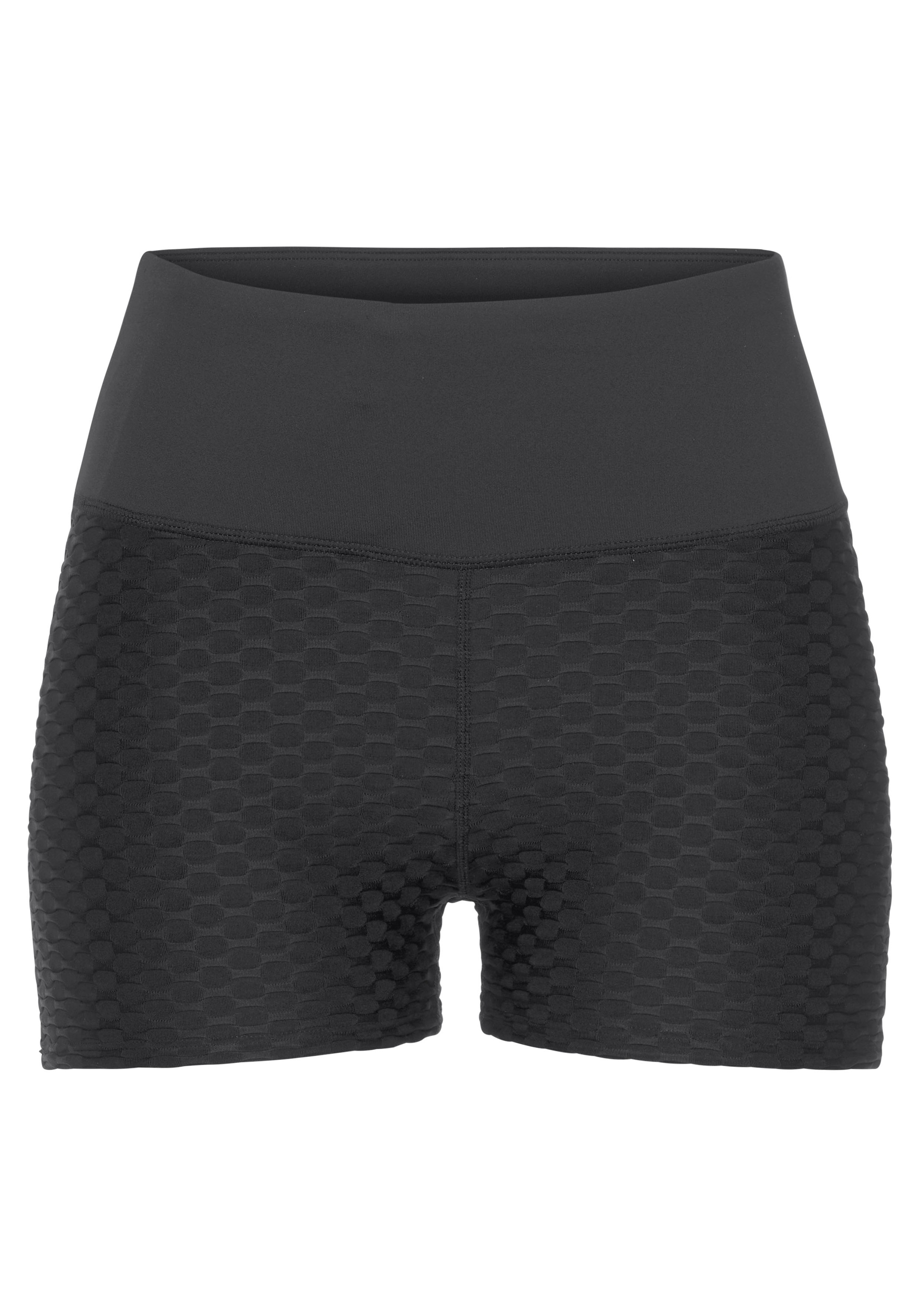 Vivance active Shorts  mit breitem Bund und Wabenoptik
