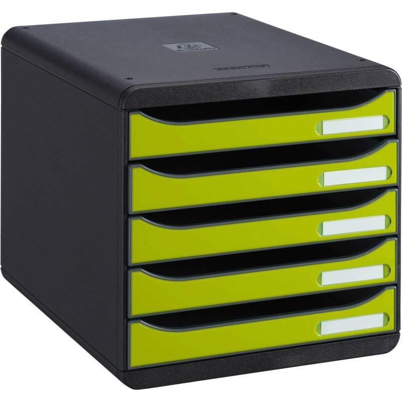 Module de classement Exacompta Big Box Plus 5 tiroirs glossy