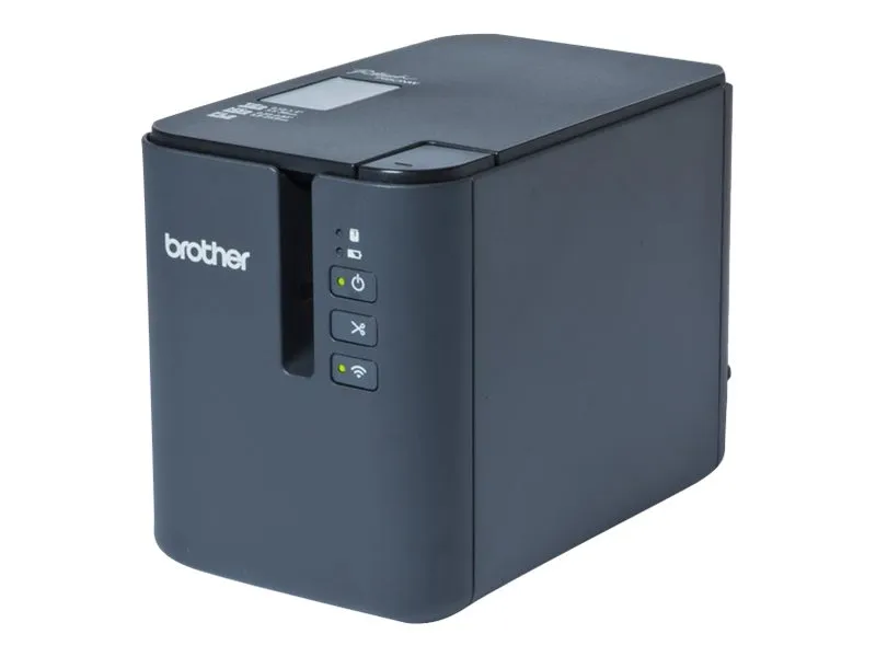 Brother PT-P950NW - Etiketprinter - termo transfer - Rulle (3,6 cm) - 360 x 720 dpi - op til 80 mm/sek. - USB 2.0, LAN, Wi-Fi(n), USB vært - cutter