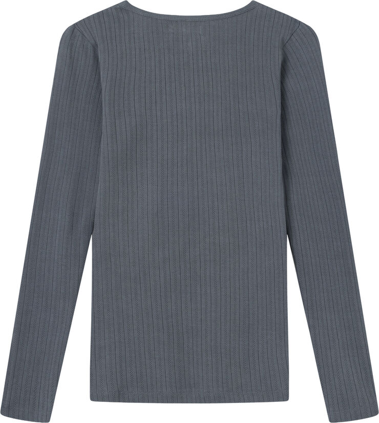 Studio Feder Gertrud T-Shirt - Steel Grey Steel grey