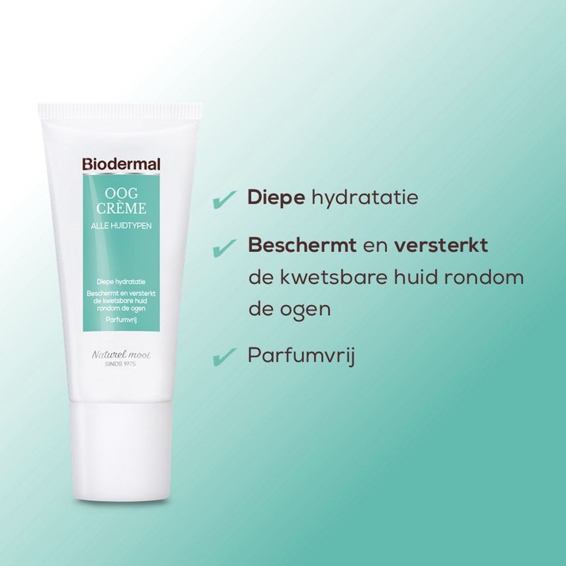 Biodermal - Oogcrème - Parfumvrij - 15 ml