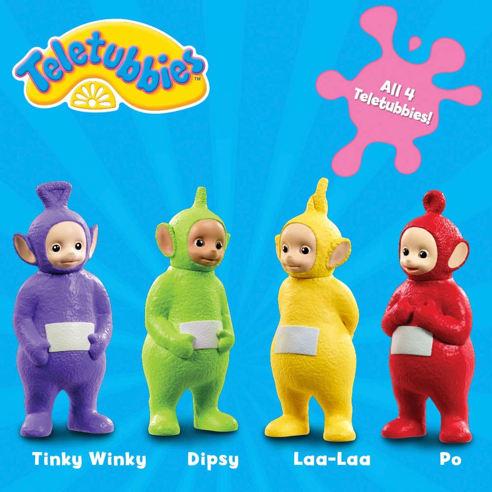 Teletubbies-Familienfiguren-Set (4 Figuren)