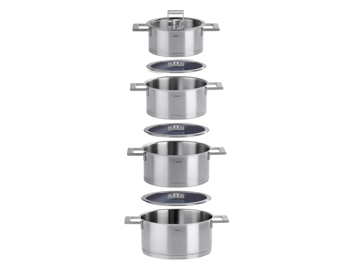 Faitout inox Strate fixe 18cm Cristel