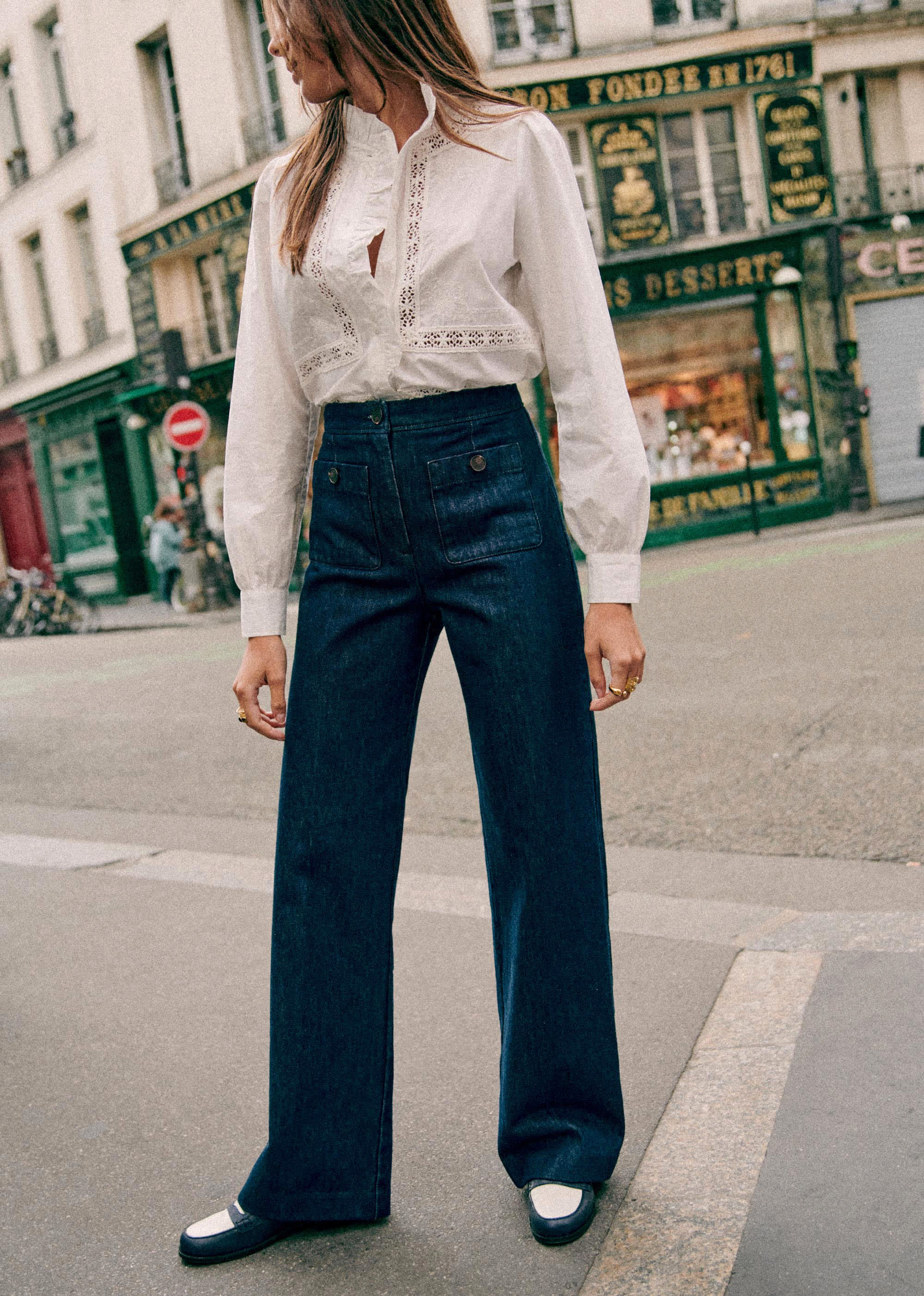 Pantalon Dan - Indigo - E-SHOP/BAS Pantalons 5905624