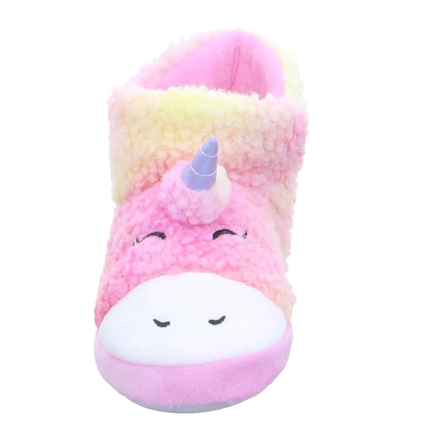 BECKER Kinder-Winterhausschuh Pink Textil  warmer Hausschuh