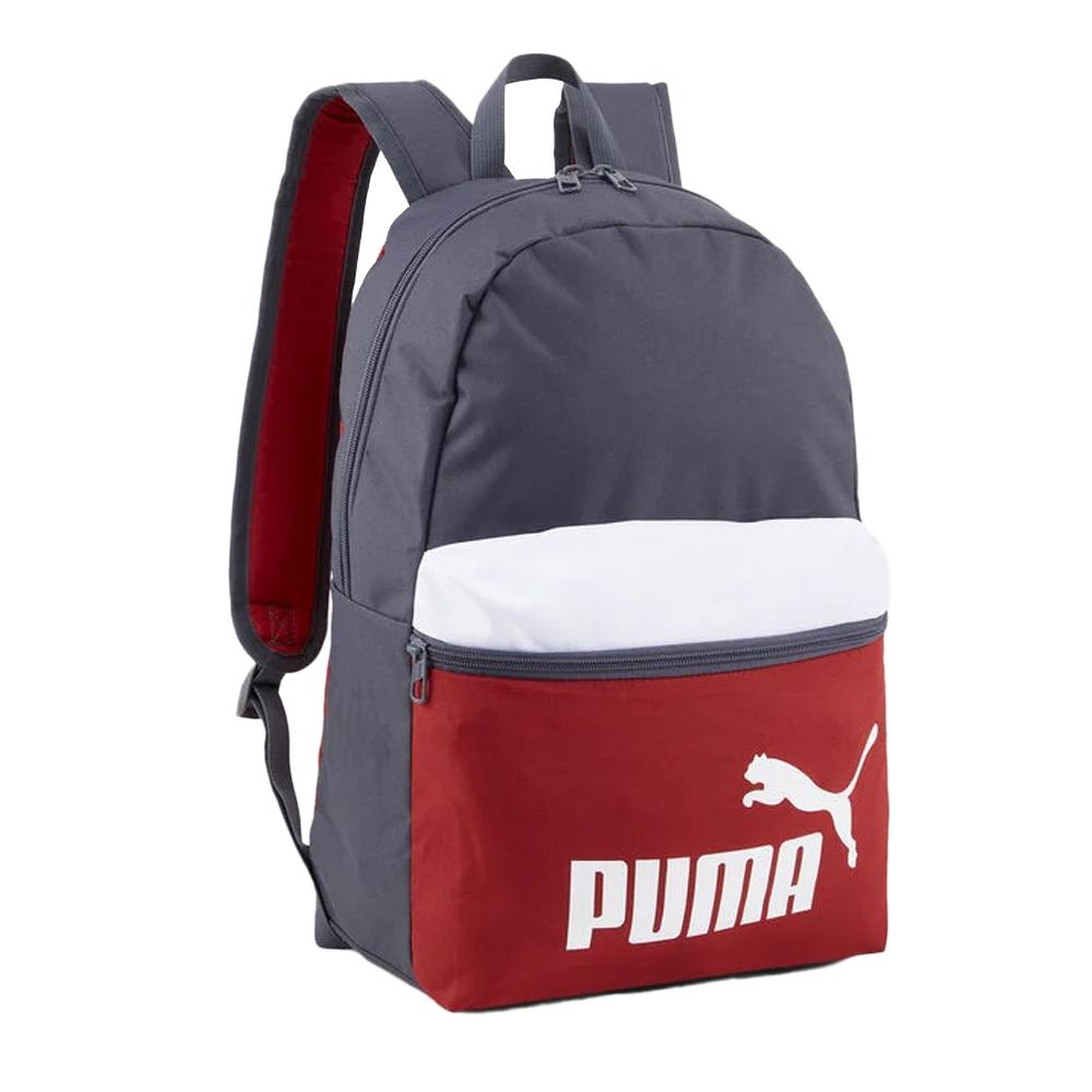 Puma Sac à Dos Gris/Bordeaux Puma Phase