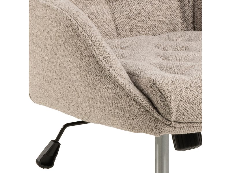 AC Design Bürostuhl Erik, mit Polsterrücken und Armlehnen, Höhenverstellbarer Schreibtischstuhl