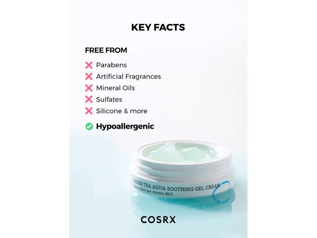 Cosrx Hydrium Green Tea Aqua Soothing Gel Cream 50 ml