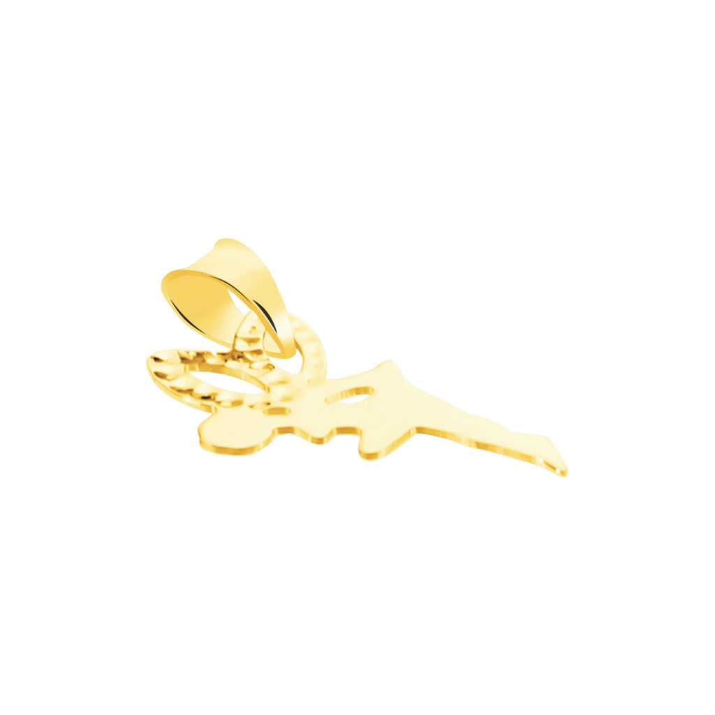 Pendentif Heliciane Fee Or Jaune