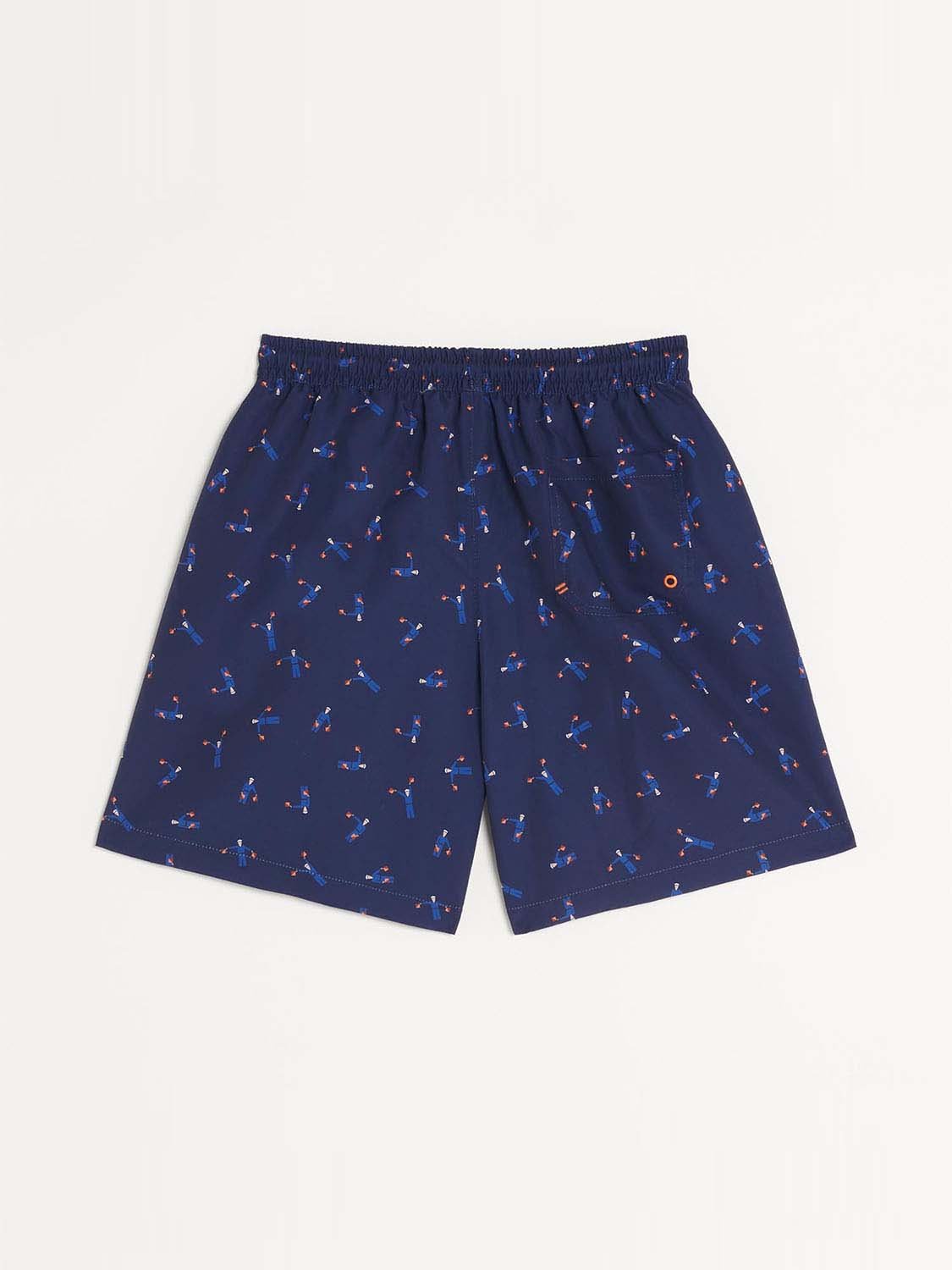 Short de Bain Homme Fabriqué en France Marine